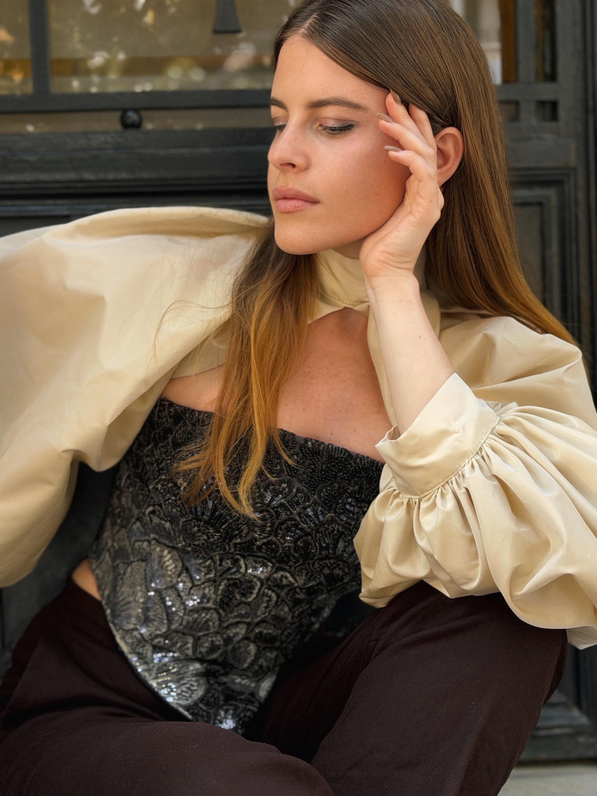 Corset with Cape LAISSE DE MER